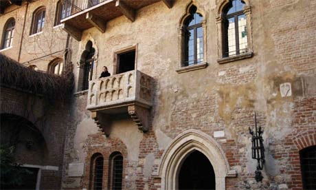 El balcón de Romeo y Julieta en Verona