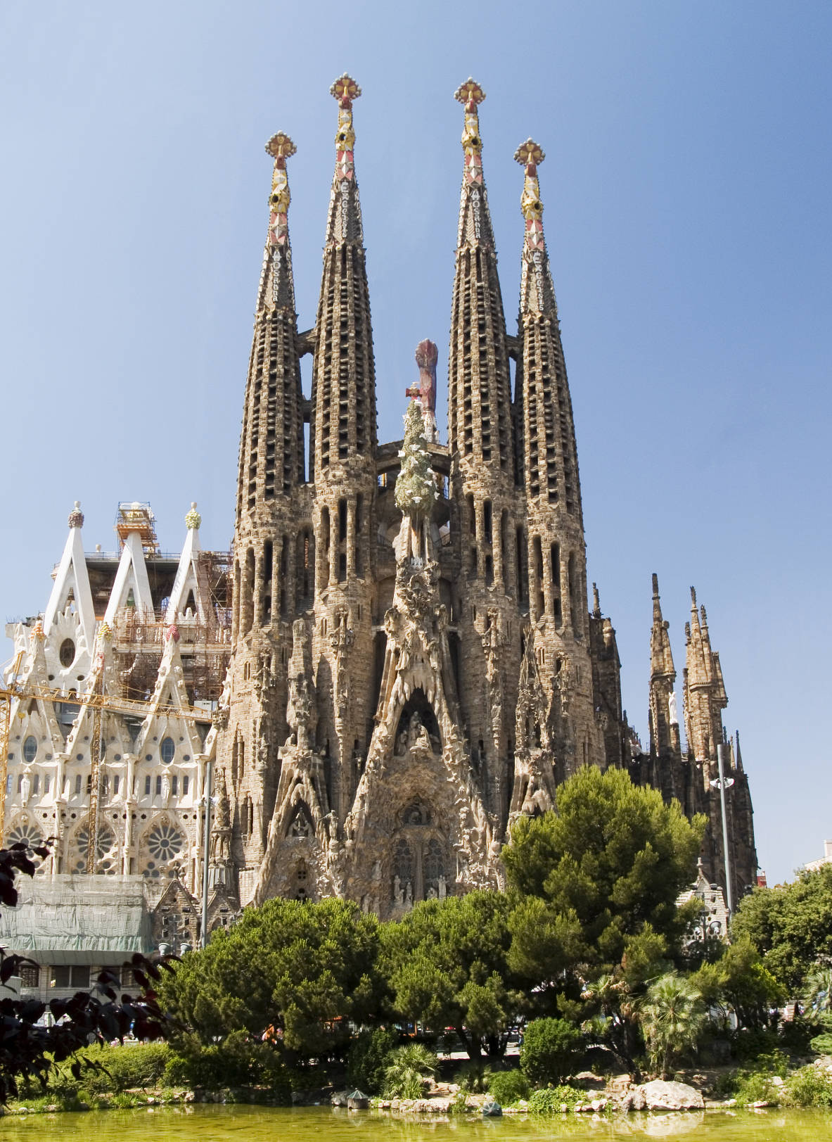 la Sagrada Familia de Gaudi en Barcelona