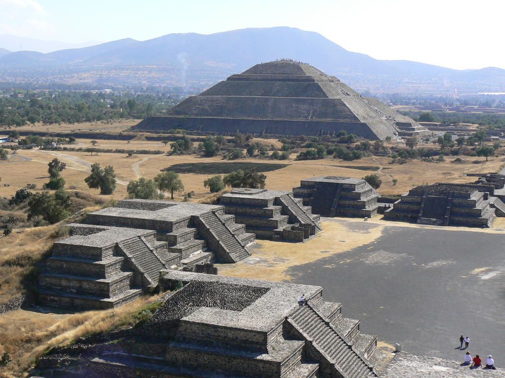 Pirámides de Teotihuacán en México