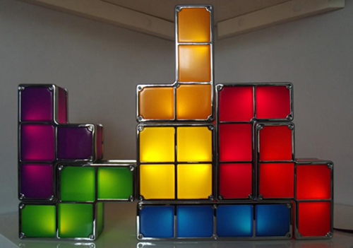 Original lámpara Tetris