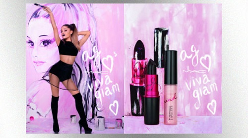 Ariana Grande, nuevo rostro de la firma cosmética MAC