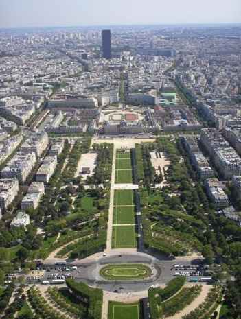Los campos elíseos en París