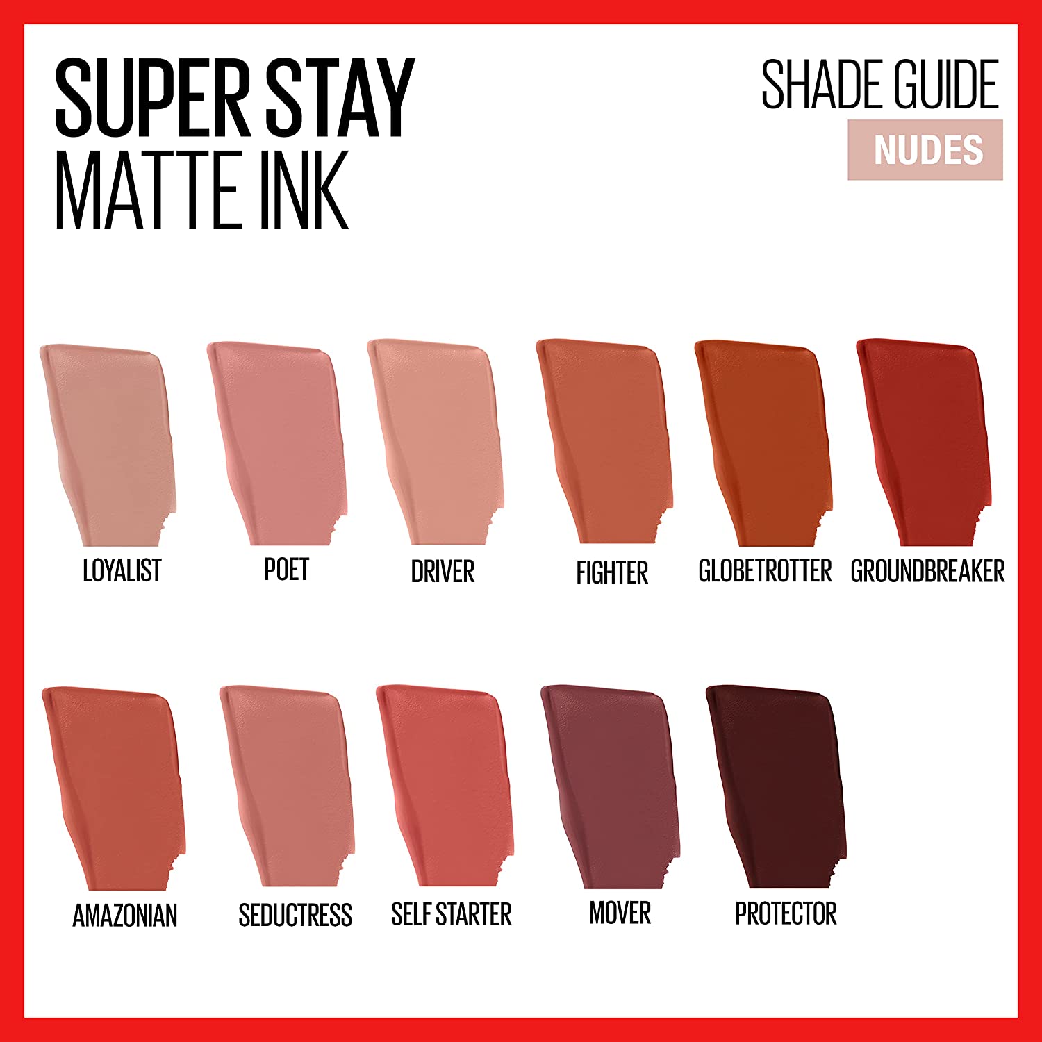 Super Stay Matte Ink Nudes de Maybelline