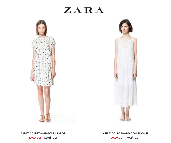Zara Selección de Vestidos veraniegos
